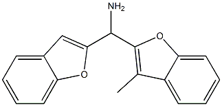 1-benzofuran-2-yl(3-methyl-1-benzofuran-2-yl)methanamine 结构式
