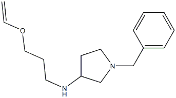 1-benzyl-N-[3-(ethenyloxy)propyl]pyrrolidin-3-amine 结构式