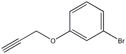 1-bromo-3-(prop-2-ynyloxy)benzene 结构式