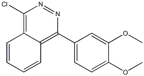 1-chloro-4-(3,4-dimethoxyphenyl)phthalazine 结构式