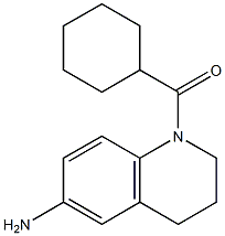 1-cyclohexanecarbonyl-1,2,3,4-tetrahydroquinolin-6-amine 结构式