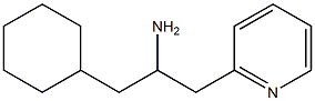 1-cyclohexyl-3-(pyridin-2-yl)propan-2-amine 结构式