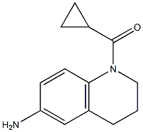 1-cyclopropanecarbonyl-1,2,3,4-tetrahydroquinolin-6-amine 结构式