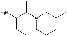 1-ethyl-2-(3-methylpiperidin-1-yl)propylamine 结构式