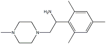 1-mesityl-2-(4-methylpiperazin-1-yl)ethanamine 结构式
