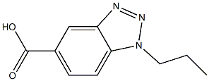 1-propyl-1H-1,2,3-benzotriazole-5-carboxylic acid 结构式