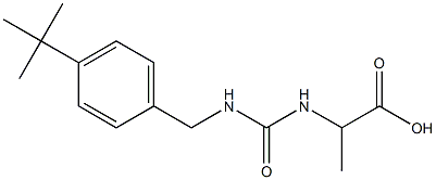 2-({[(4-tert-butylphenyl)methyl]carbamoyl}amino)propanoic acid 结构式