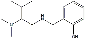 2-({[2-(dimethylamino)-3-methylbutyl]amino}methyl)phenol 结构式