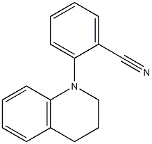2-(1,2,3,4-tetrahydroquinolin-1-yl)benzonitrile 结构式