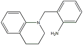 2-(1,2,3,4-tetrahydroquinolin-1-ylmethyl)aniline 结构式