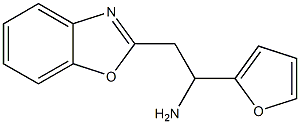 2-(1,3-benzoxazol-2-yl)-1-(furan-2-yl)ethan-1-amine 结构式