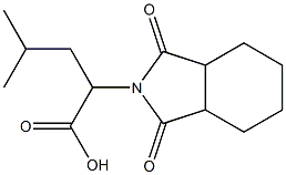 2-(1,3-dioxooctahydro-2H-isoindol-2-yl)-4-methylpentanoic acid 结构式