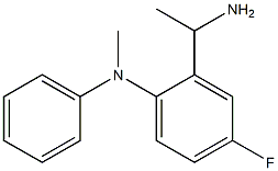 2-(1-aminoethyl)-4-fluoro-N-methyl-N-phenylaniline 结构式