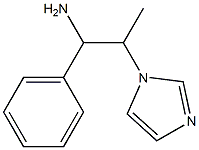 2-(1H-imidazol-1-yl)-1-phenylpropan-1-amine 结构式