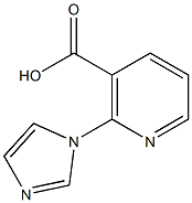 2-(1H-imidazol-1-yl)nicotinic acid 结构式