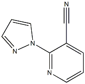 2-(1H-pyrazol-1-yl)pyridine-3-carbonitrile 结构式