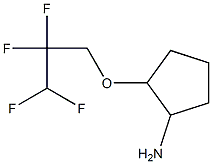 2-(2,2,3,3-tetrafluoropropoxy)cyclopentan-1-amine 结构式