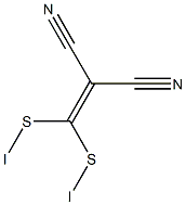 2-(2,4-dithia-1,5-disodapentan-3-ylidene)propanedinitrile 结构式