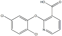 2-(2,5-dichlorophenoxy)nicotinic acid 结构式