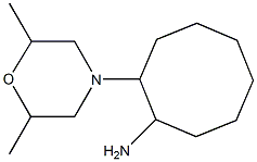 2-(2,6-dimethylmorpholin-4-yl)cyclooctanamine 结构式