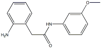 2-(2-aminophenyl)-N-(3-methoxyphenyl)acetamide 结构式