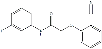 2-(2-cyanophenoxy)-N-(3-iodophenyl)acetamide 结构式