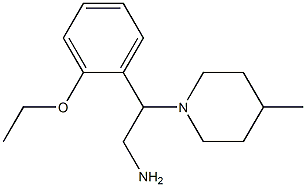 2-(2-ethoxyphenyl)-2-(4-methylpiperidin-1-yl)ethanamine 结构式