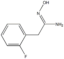 2-(2-fluorophenyl)-N'-hydroxyethanimidamide 结构式