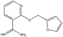 2-(2-furylmethoxy)pyridine-3-carboximidamide 结构式