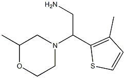 2-(2-methylmorpholin-4-yl)-2-(3-methylthien-2-yl)ethanamine 结构式