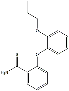 2-(2-propoxyphenoxy)benzene-1-carbothioamide 结构式