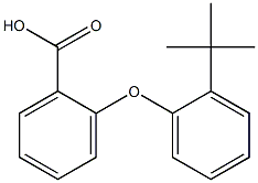 2-(2-tert-butylphenoxy)benzoic acid 结构式