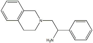 2-(3,4-dihydroisoquinolin-2(1H)-yl)-1-phenylethanamine 结构式