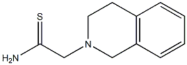 2-(3,4-dihydroisoquinolin-2(1H)-yl)ethanethioamide 结构式