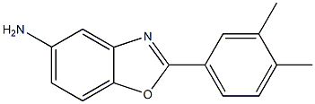 2-(3,4-dimethylphenyl)-1,3-benzoxazol-5-amine 结构式