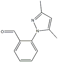 2-(3,5-dimethyl-1H-pyrazol-1-yl)benzaldehyde 结构式