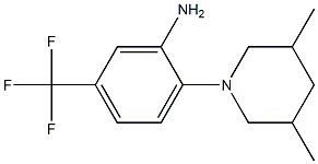 2-(3,5-dimethylpiperidin-1-yl)-5-(trifluoromethyl)aniline 结构式