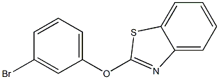 2-(3-bromophenoxy)-1,3-benzothiazole 结构式