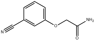 2-(3-cyanophenoxy)acetamide 结构式