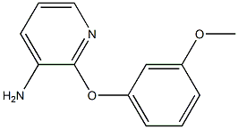 2-(3-methoxyphenoxy)pyridin-3-amine 结构式