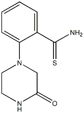 2-(3-oxopiperazin-1-yl)benzene-1-carbothioamide 结构式