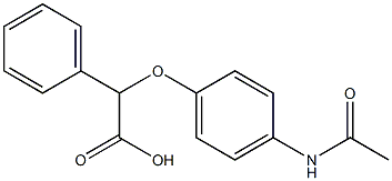 2-(4-acetamidophenoxy)-2-phenylacetic acid 结构式
