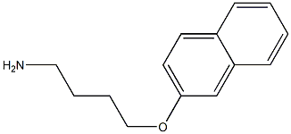 2-(4-aminobutoxy)naphthalene 结构式