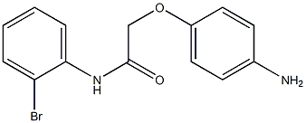 2-(4-aminophenoxy)-N-(2-bromophenyl)acetamide 结构式