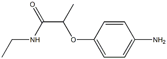 2-(4-aminophenoxy)-N-ethylpropanamide 结构式