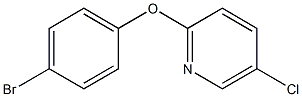 2-(4-bromophenoxy)-5-chloropyridine 结构式