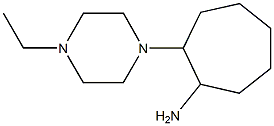 2-(4-ethylpiperazin-1-yl)cycloheptanamine 结构式