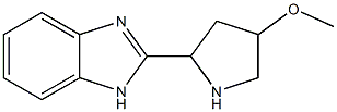 2-(4-methoxypyrrolidin-2-yl)-1H-benzimidazole 结构式