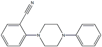 2-(4-phenylpiperazin-1-yl)benzonitrile 结构式
