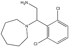 2-(azepan-1-yl)-2-(2,6-dichlorophenyl)ethan-1-amine 结构式